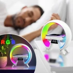 Többfunkciós vezeték nélküli RGB LED lámpa hangszóróval, bluetooth kapcsolattal Időkijelzés és ébresztőóra funkció XM-X63