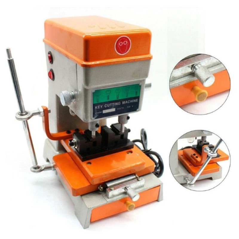 Profi Kulcsmásológép HM-6901 Type-339C - Lapon Mart és Furt Kulcsokhoz, 12000 RPM, 220V