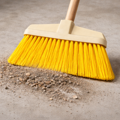 Kerti seprű műanyag sárga 1670-018