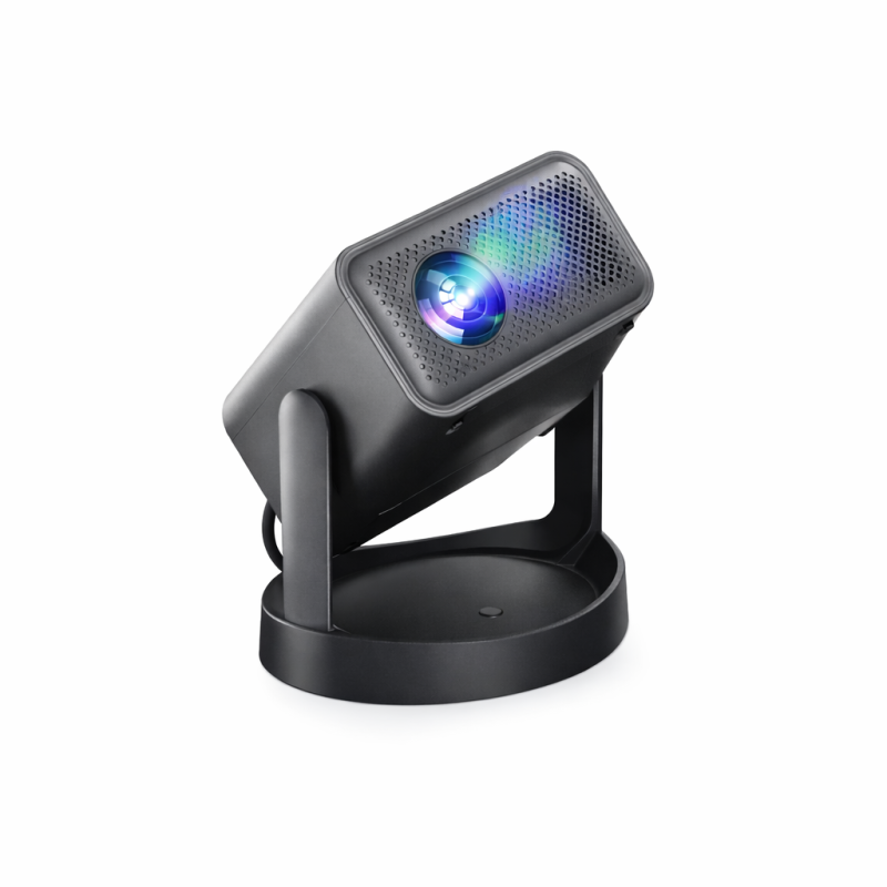 Android 12 WiFi Elektromos Fókusz Projektor S26 – Hordozható 4K Támogatású Mini Okos Projektor Otthoni Mozizáshoz