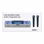 Professzionális audio keverő és mikrofon szett LSC-001  LIVE SOUND CARD – Audio Integrated Set