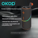 OKOP KP-806 20W RGB Bluetooth hordozható hangszóró – Erőteljes basszus, 360° hangzás