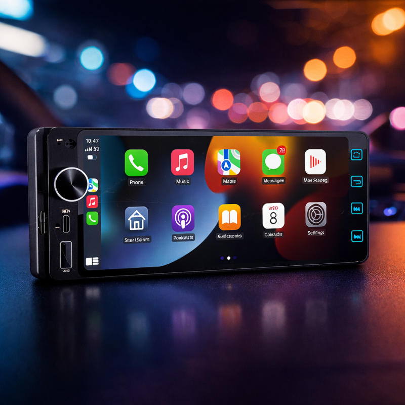 SOAK SK8725 6” Android autós navigáció – 6GB RAM, WiFi, GPS, Android Auto, CarPlay