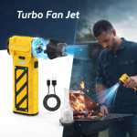 Turbo Fan Jet Kézi Légfúvó Ventilátor és Porszívó – 110 000 RPM, 8000 mAh