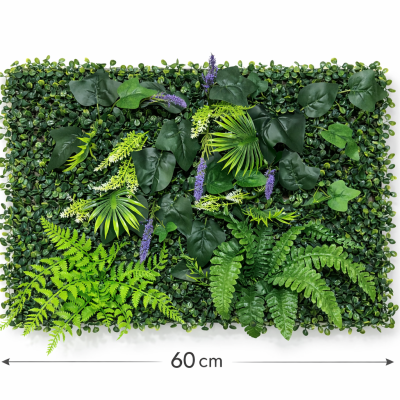 Műnövény Falpanel 60x40 cm – Tropical Fern Mix