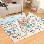 kétoldalas összehajtható Játszószőnyeg 120x180cm - Baby Play Mat -