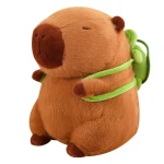 Capybara plüss levehető teknős hátizsákkal 25cm