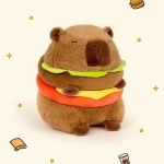 Capybara plüss Hamburger  20cm