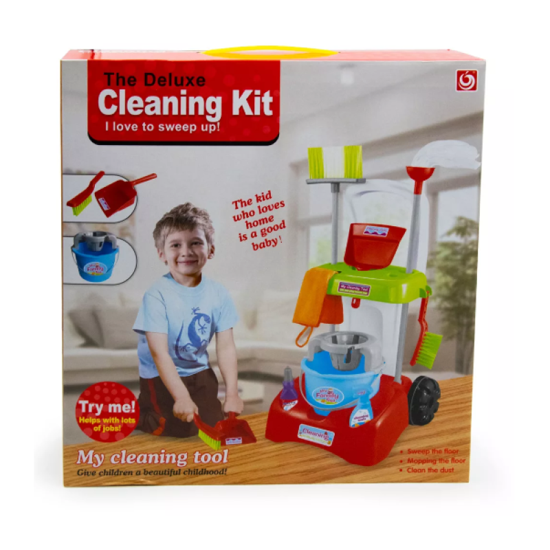 Cleaning Kit- Játék guruló takarító készlet