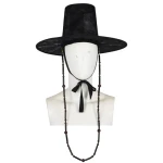 K-POP stílusú sötét varázsló / démonvadász jelmez fiúknak – kalappal