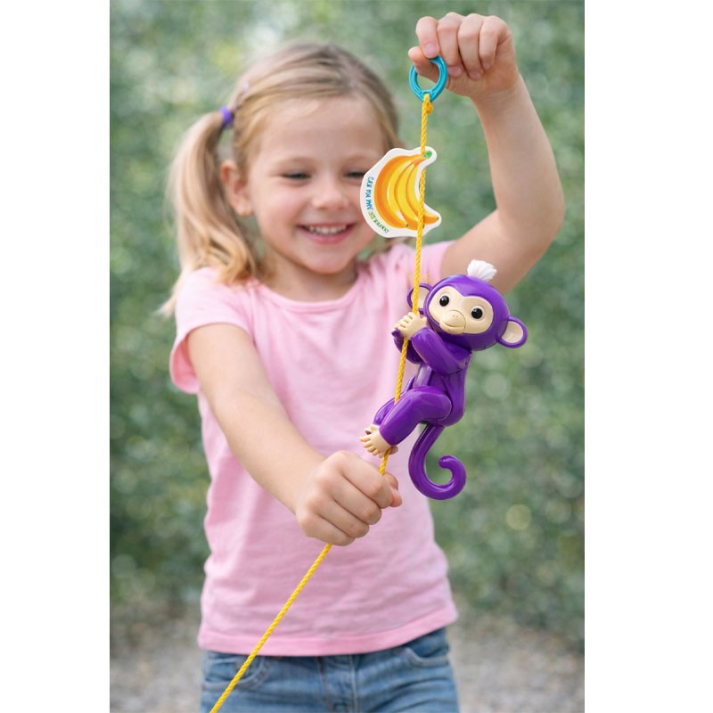 Kötélmászó majom - Monkey Climbing Rope - kézügyesség fejlesztő játék