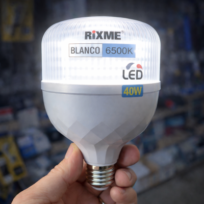 RIXME LED lámpa – 40W, 6500K (Hideg fehér) E27