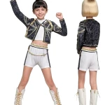 Rummi jelmez – K-POP fellépő ruha gyerekeknek | Modern táncos kosztüm