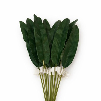 Mű papagájvirág levél 1 szál