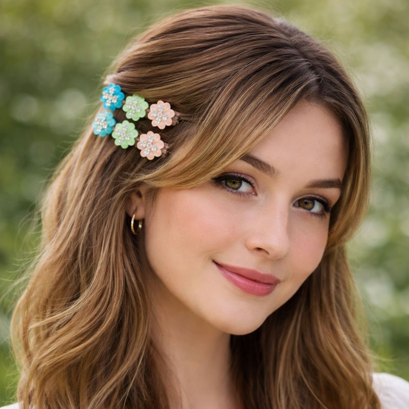 18 db mini haj csatt, hajdísz