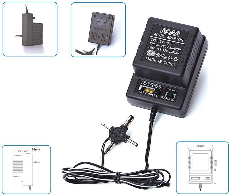 Ac -Dc adapter (Xingma) 1000 mA-ES