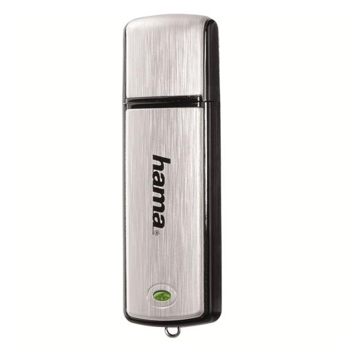 Hama Fancy USB pendrive, 64GB, USB 2.0, Fekete/Ezüstszürke