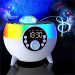 Starry Sky Light vezeték nélküli töltő Bluetooth hangszóró BT-2203 RGB színes hangulatú éjszakai fény