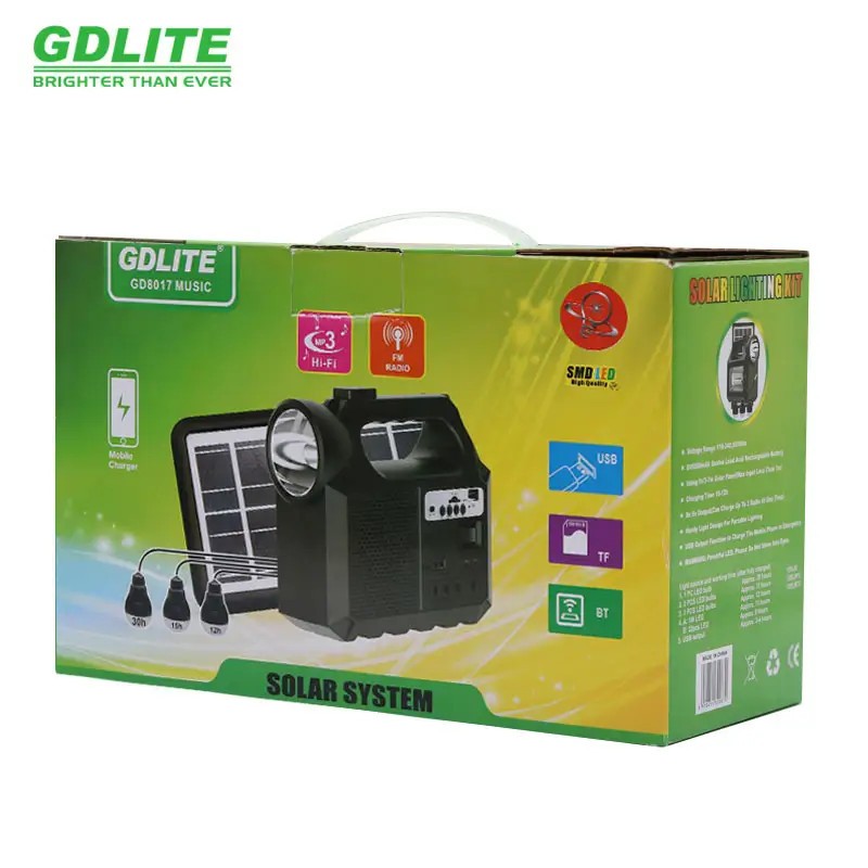 Mobil napelemes rendszer GDLite-8017 Music
