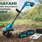 HAYAMI HA-1039 188V Akkumulátoros Kapálógép – 2 Akkumulátorral, Vezeték Nélküli, SY-818