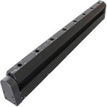 8 LED 8 Eyes Red Laser DJ Beam Lézerprojektor Fény Mozgó Fejekkel a DMX512 LED Disco Stage Lighting Bar Effect 500mwx