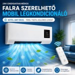 MASAKI KL25-255 2 az 1-ben Fali Hűtő-Fűtő Készülék 2000W – Fehér
