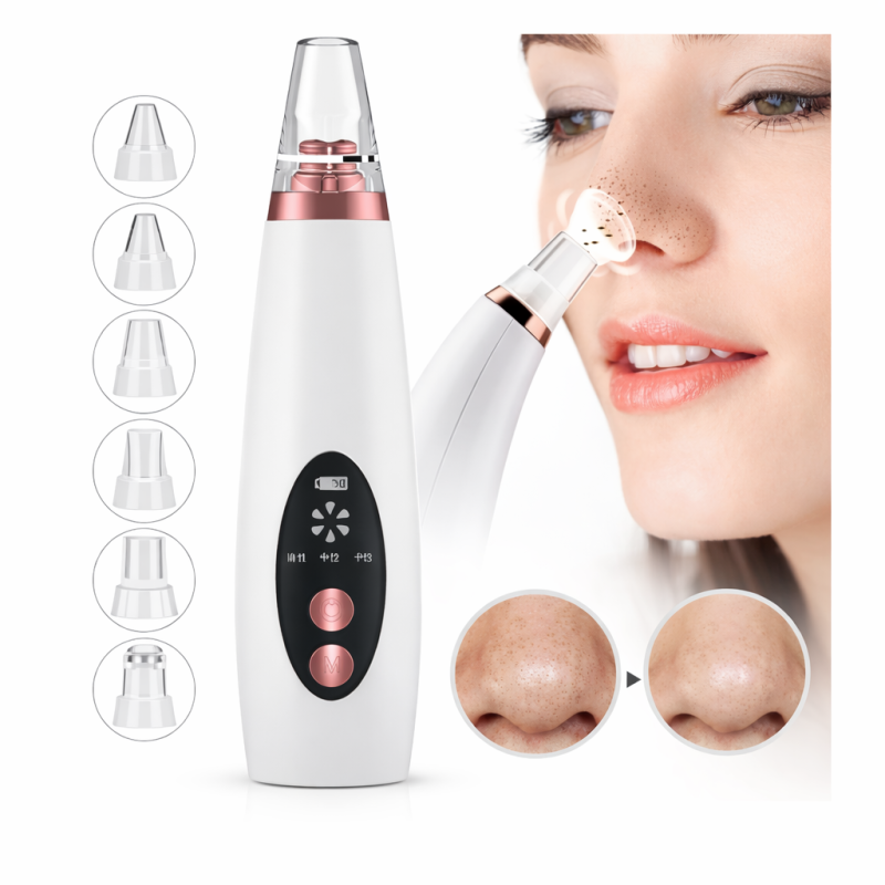 Vákuumos arctisztító mitesszer multifunkcionális eltávolító  6 az 1-ben