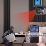 Luxy Beltéri WiFi IP Kamera 2,8" Kijelzővel – 1080P, AI Mozgásérzékelés, 360° Forgatható- Video Calling Smart Camera