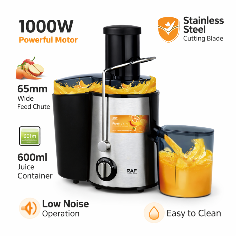 Professzionális Gyümölcscentrifuga – 1000W - RAF R.2817B