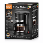 Kávéfőző – 680W, 1.2L, csepegésgátló rendszer - RAF R.132