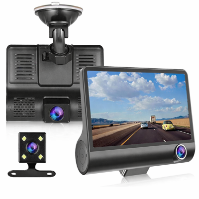 CAROVR fedélzeti kamera rendszer - 3 Kamerás Autós Menetrögzítő Kamera – Full HD 1080P, Tolatókamera, Éjjellátás