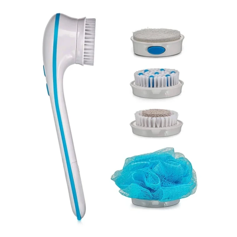 A Spin SPA Body Brush -  zuhanykefe 5 cserélhető fejjel, test masszírozó