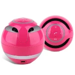 Bluetooth hangszóró LED lámpával Hordozható vezeték nélküli mini hangszóró Mobil zene MP3 mélynyomó TF  Ball CattleBie T&G A18