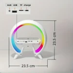 Többfunkciós vezeték nélküli RGB LED lámpa hangszóróval, bluetooth kapcsolattal Időkijelzés és ébresztőóra funkció XM-X63