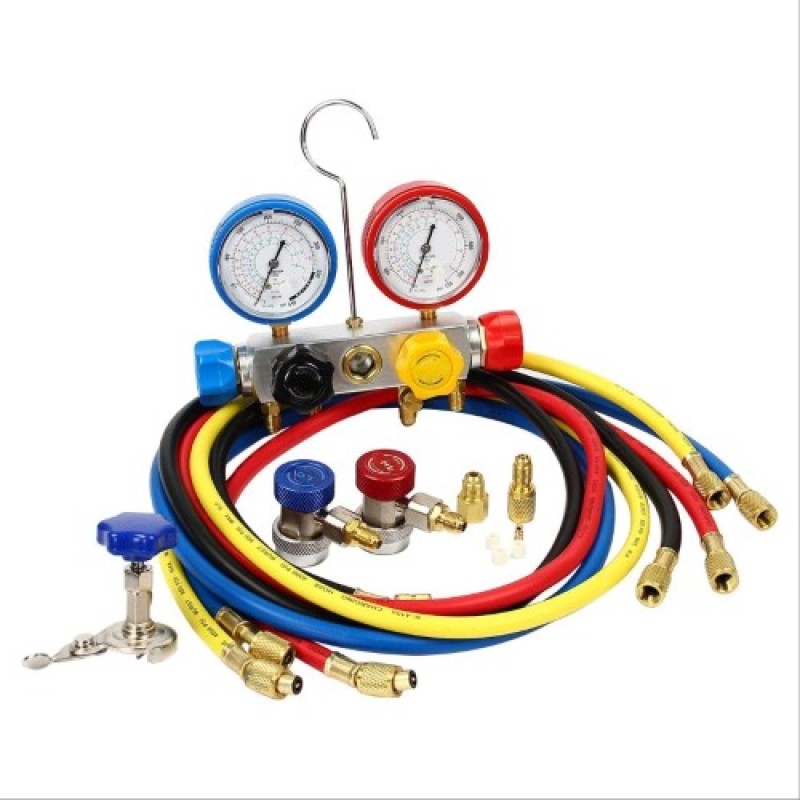 Haina HA-2103 klímaszerelő nyomásellenőrző készlet 2500 psi hűtőközeg vizsgálathoz