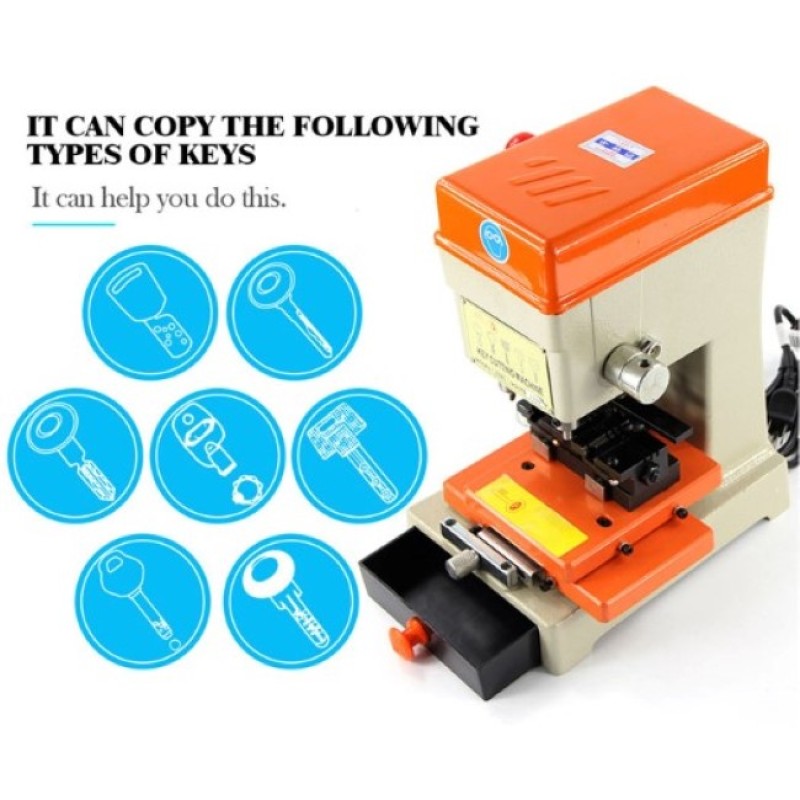 Profi Kulcsmásológép HM-6901 Type-339C - Lapon Mart és Furt Kulcsokhoz, 12000 RPM, 220V