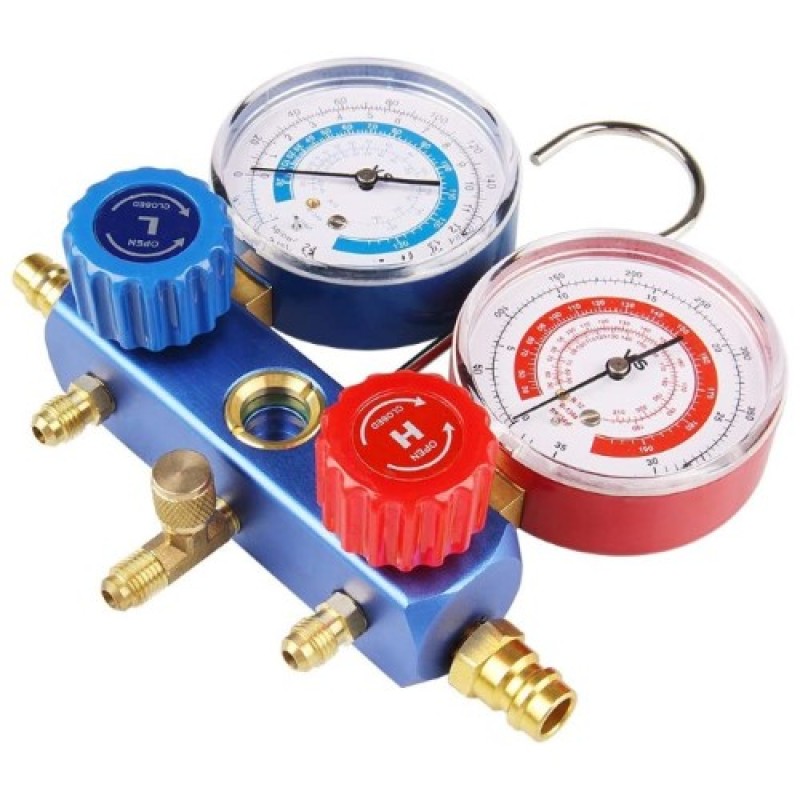 Haina HA-2103 klímaszerelő nyomásellenőrző készlet 2500 psi hűtőközeg vizsgálathoz