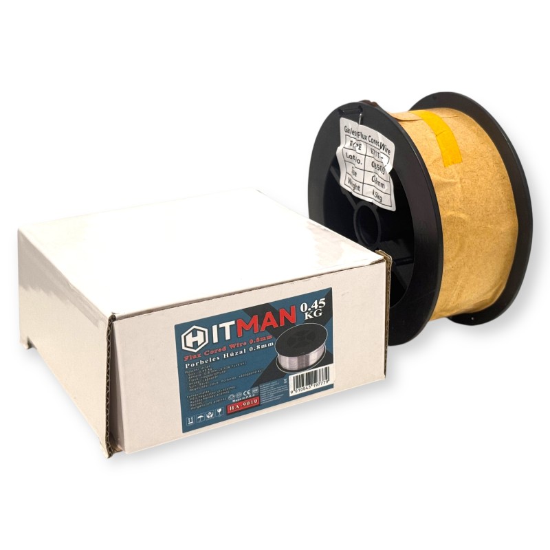 Hitman HA-9010 Porbeles Védőgáznélküli Hegesztőhuzal 0,45kg, 0,8mm