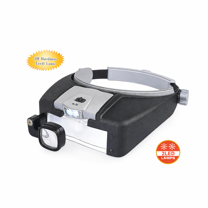 Fejpántos nagyító 2 LED világítással – Precíziós munkákhoz- ZL202230195963-7