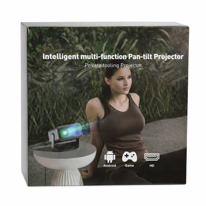 Android 12 WiFi Elektromos Fókusz Projektor S26 – Hordozható 4K Támogatású Mini Okos Projektor Otthoni Mozizáshoz