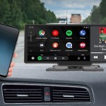 Hordozható 10,26” Autós Kijelző – Vezeték nélküli CarPlay és Android Auto támogatással