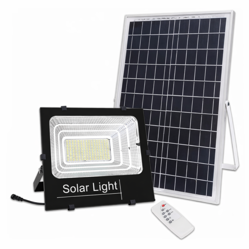 500W Napelemes LED Reflektor IP66 – Nagy teljesítményű kültéri solar lámpa - JORTAN