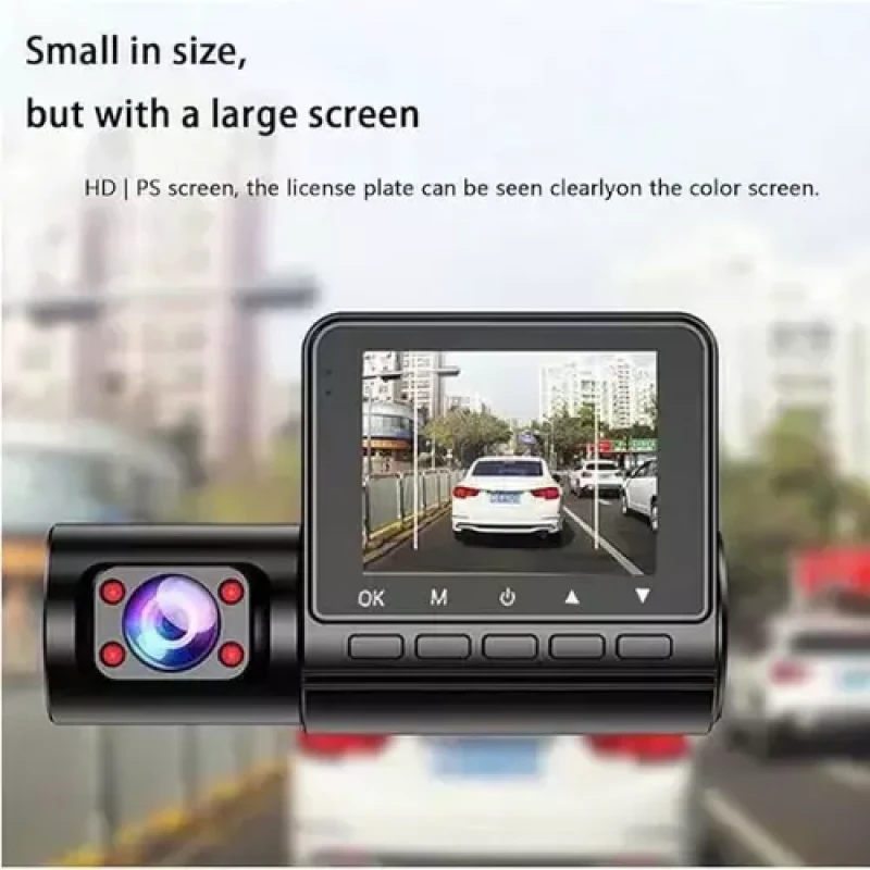 KOS-14011 Fedélzeti Kamera 3 Kamerával – Full HD 1080P, Magyar Menü, Éjszakai Látás