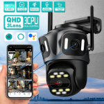 360° WiFi Kültéri PTZ Biztonsági Kamera – AI Mozgásérzékelés, 30m Éjszakai Látás, Hang- és Fényriasztás