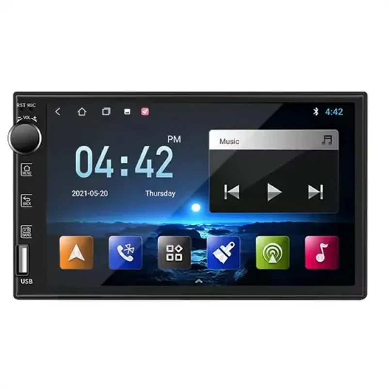 SOAK SK-717CP 7" autós multimédia fejegység – 4GB RAM, GPS, Android Auto / CarPlay