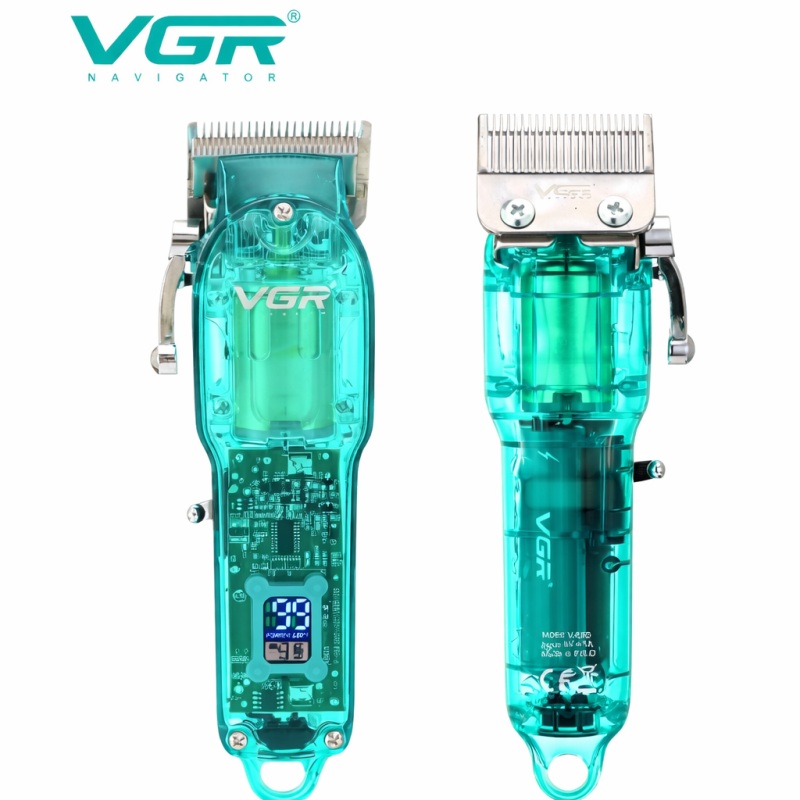 VGR V-660 Professzionális Vezeték Nélküli Hajnyíró LCD Kijelzővel