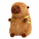 Óriás Capybara plüss teknősbéka hátizsákkal (110 cm)