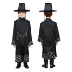 K-POP stílusú sötét varázsló / démonvadász jelmez fiúknak – kalappal