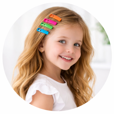 Színes Francia Hajcsatt 2db