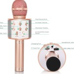 Bluetooth Karaoke mikrofon Több színben is választható WS-858